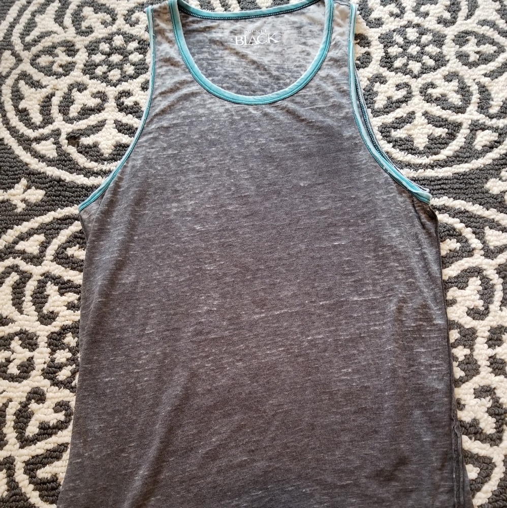Buckle Black Tank Top